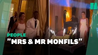 Les images du mariage de Gaël Monfils avec Elina Svitolina [upl. by Elyrehc942]