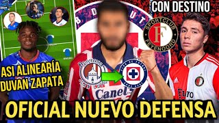 ¡ESTA CONFIRMADO DE ATL SAN LUIS A CRUZ AZUL l quotASI SERIA LA OFENSIVA DEL CLUB CON DUVAN ZAPATAquot [upl. by Newol124]