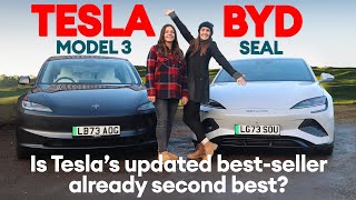 Tesla Model 3 vs BYD Seal TESTED  Is Tesla’s newcomer already second best  Electrifying [upl. by Sigsmond711]