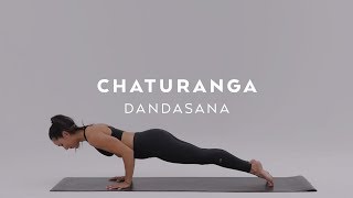 How to do Chaturanga Dandasana  Tutorial with Briohny Smyth [upl. by Odella]