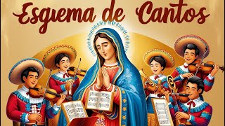 Esquema para la fiesta quotVIRGEN DE GUADALUPEquot letra acordes [upl. by Ateuqram549]