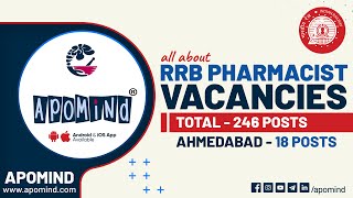 RRB Pharmacist 2024  Railway Pharmacist 2024  Railway Pharmacist salary  Ahmedabad 18 posts [upl. by Alisan]