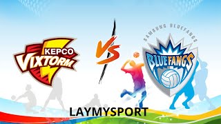 LIVE KEPCO VIXTORM VS SAMSUNG BLUE FANGS  KOREA VLEAGUE MEN 20242025 [upl. by Naud282]