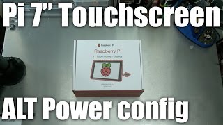 Raspberry Pi 7quot touchscreen alternate power configuration [upl. by Naerol]