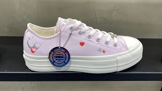 Converse Chuck Taylor All Star Lift Platform “Y2K Heart”  Style Code A09115C [upl. by Okoyik]