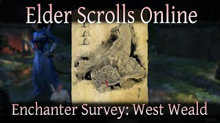 Enchanter Survey West Weald Elder Scrolls Online Gold Road ESO [upl. by Ariat842]