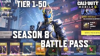 NEW Season 8 Battle Pass Tier 150 in COD Mobile All BP Rewards  Gameplay Season 8 CODM Leaks [upl. by Groark]