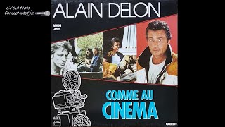 ♦Alain Delon  Comme au cinéma conceptkaraoke [upl. by Kcirdde111]