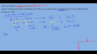 Reacciones químicas estequiometria cálculos con disoluciones 03 ejercicios y problemas resueltos [upl. by Tali]