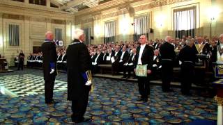 Freemasons Ritual in action HD [upl. by Rosmarin]