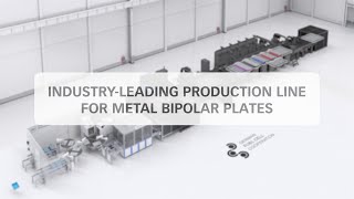 Production Line for Metal Bipolar Plates [upl. by Ynohtnacram522]