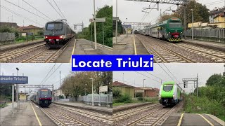 Pomeriggio e sera nella piccola stazione di LOCATE TRIULZI [upl. by Yadroc]