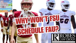 Why wont Florida St football schedule FAU PLUSan FAU hoops nonconference schedule breakdown [upl. by Bergmans]