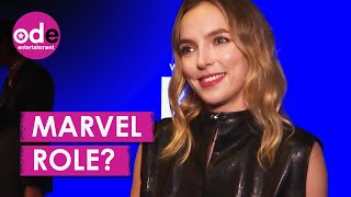 Jodie Comer responds to Marvel speculation at BIFA 2023 [upl. by Lutim]