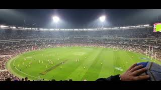 Final siren and Essendon song after win over Richmond AFL 2024 Rd 11 MCG [upl. by Nitsirhc]