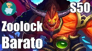 A grana tá curta  Zoolock Barato S50  Hearthstone Standard [upl. by Ganley]