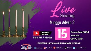 Misa Minggu Adven III 15 Desember 2024 🧏🏼  Gereja BMV Katedral Keuskupan Bogor [upl. by Bron]