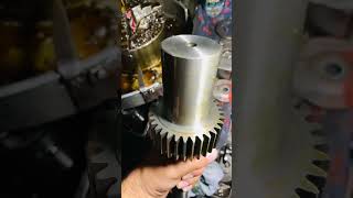 Spur shaft cutting on gear shaper ghaniengineeringwork [upl. by Pacifa]