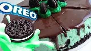 OREO MENTA Y QUESO TARTA SIN HORNO  254 [upl. by Sitsuj]