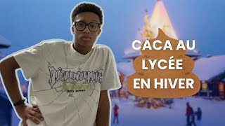 J’AI FAIT CACA DANS LES TOILETTES DU LYCÉE Vlog D’Hiver 🎄 [upl. by Naerb]