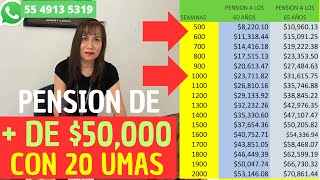 Pensiones de mas de 50000 con 20 UMAS [upl. by Assirol]