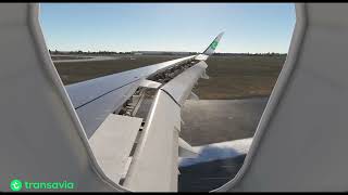 Transavia A321 arrival in Paris ORY [upl. by Ecirtac801]