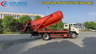 4 Units HOWO 10000Liter Sewage Suction Truck [upl. by Flori]