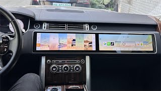 Land Rover Range Rover VogueL405 Sport L494 dual display screen installation steps [upl. by Valentin767]