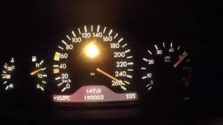 MercedesBenz E430 W210 V8  0259 kmh 160mph  Acceleration [upl. by Kip]