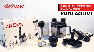 Arzum  AR1167 Starblend Multi Blender Set  Kutu Açılımı [upl. by Enitsud]