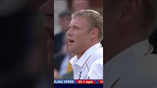 Andrew Flintoffs last test match touched 153KMPh legend shorts [upl. by Sicular]