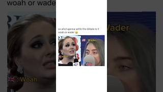 Best memes on the internet part 122 🤣 Adele vs Billie Eilish shorts celebrity funny fyp memes [upl. by Nakasuji]