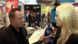 Kettler Fitnessgeräte und 3DSimulation auf der ispo 11  MesseInterview [upl. by Newfeld]