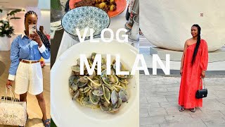 Milan VLOG PART 2Vacance à Milan Lake Como Tour en Bateau Shopping chez Luisa Spagnoli Resto [upl. by Inihor]