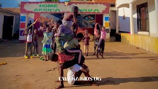 JERUSALEMA CHALLENGE  WATCH AFRICAN KIDS DOING ACROBAT TO JERUSALEMA BY BURNA BOY [upl. by Pilar758]