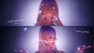 Ariana Grande  supernatural visualizer amp live version [upl. by Bunch]