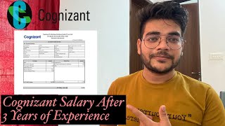 Cognizant Salary After 3 Years of Experience [upl. by Cirdek]