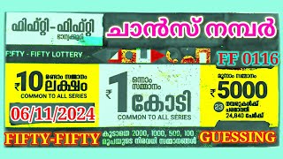 06112024 ഫിഫ്റ്റി ഫിഫ്റ്റി ലോട്ടറി ചാൻസ് നമ്പർ Fifty Fifty lottery guessing number Sreenivasan [upl. by Ailam]