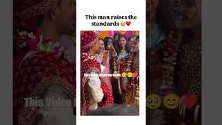 This man raising standard 😍😍 trending shorts fyp wedding comedy funny couple [upl. by Pedroza]