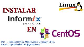 Como instalar Informix en Centos 7 [upl. by Ahsema]