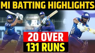 Mumbai Indians Batting Highlights Vs PBKS IPL 2021 17th Match। Hitman ।Shami। Ravi। Bisnoi [upl. by Leoni85]