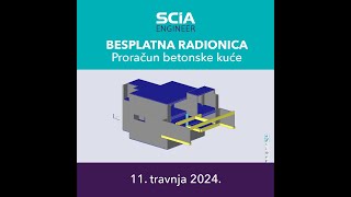 SCIA Engineer  Proračun betonske kuće [upl. by Benedick]