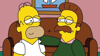 Angry Dad Loves Flanders – The Simpsons Fanimation [upl. by Yecniuq859]