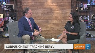 Mayor Paulette Guajardo talks tracking Hurricane Beryl [upl. by Anoit]