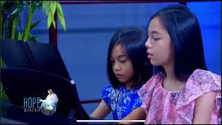 Fairest Lord Jesus  Piano Duet by Steffie amp Shani sisters [upl. by Anzovin]