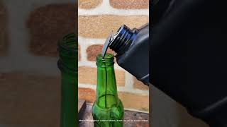 When adding engine oil outdoors without a funnel you can use a spoon instead [upl. by Eidda]