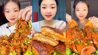 Eating Spicy Braised Pork Full Video of YUAN YUANs 13 Days of Mukbang  YUANYUAN ASMR [upl. by Tal]