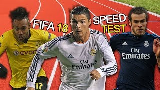 FIFA 18 SPEEDPACE TEST 🔥 WER IST DER SCHNELLSTE SPIELER  🔥🤔  DEUTSCH [upl. by Eibreh379]