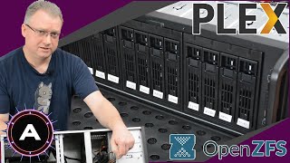 Build  Budget 96TB Raw Plex Multimedia NAS on Linux with ZFS [upl. by Dranreb]