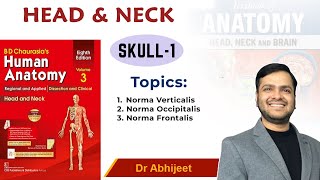 Skull Anatomy  Norma Verticalis Occipitalis and Forntalis  Head amp Neck Anatomy for MBBS 1st Year [upl. by Clotilda396]